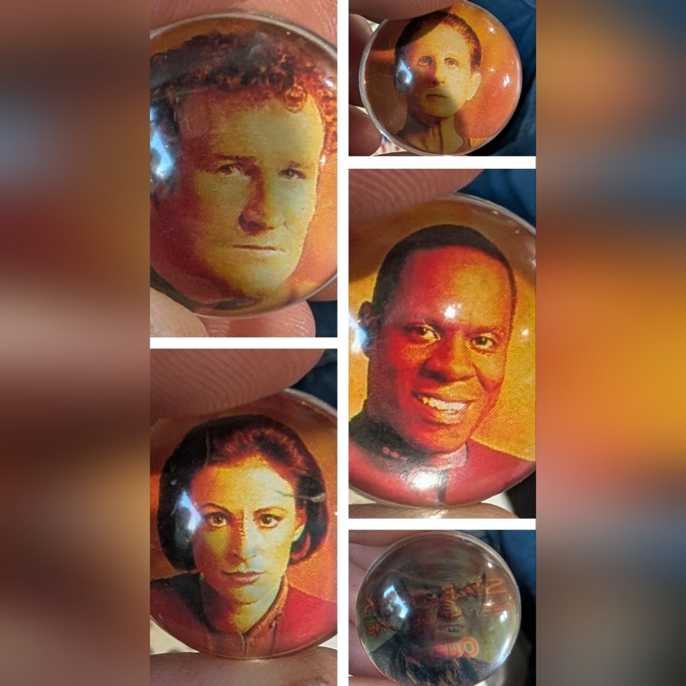 Vtg. Star Trek Deep Space Nine Marble Set